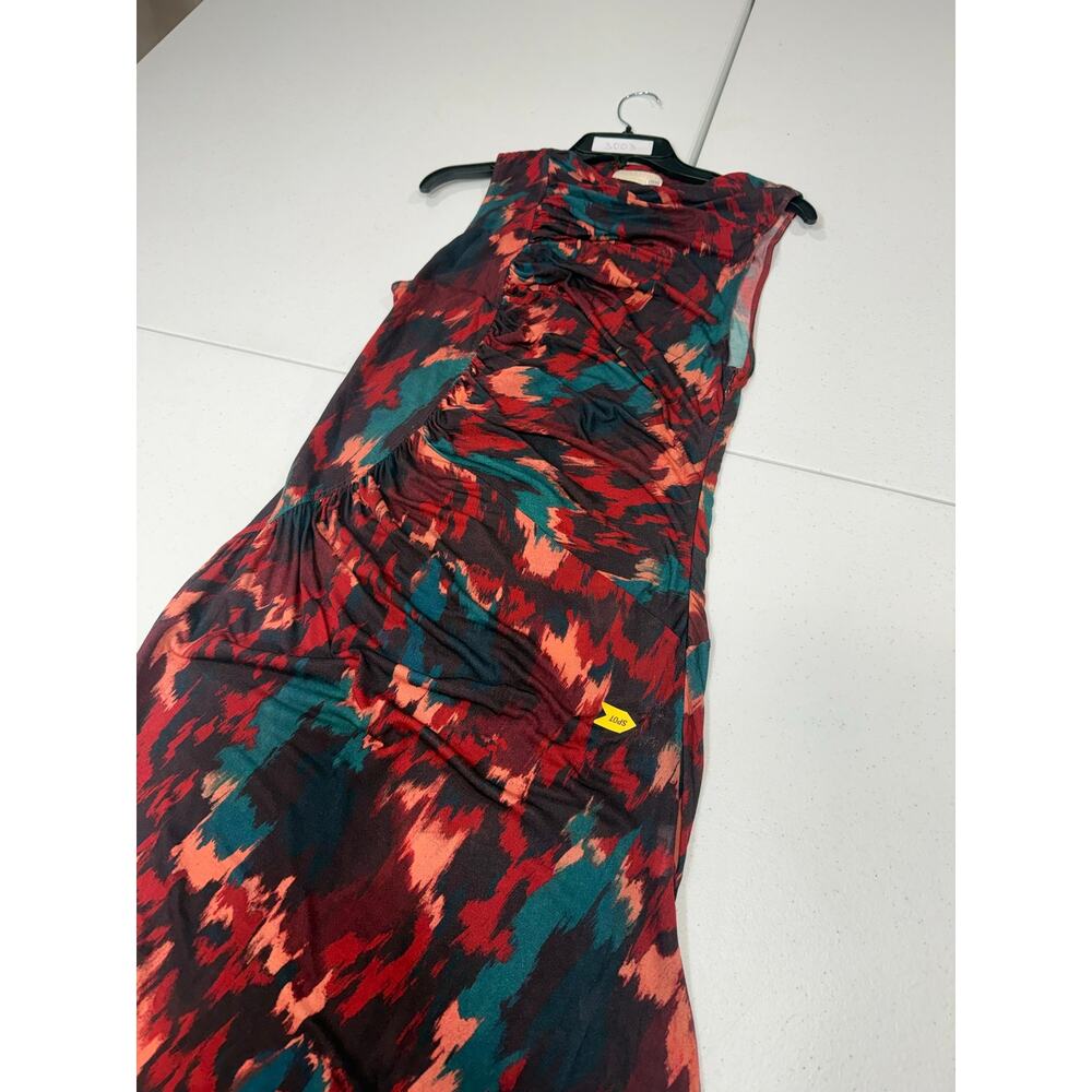 Ulla Johnson Livia multicolor ruched maxi Dress Medium - Picture 5 of 8